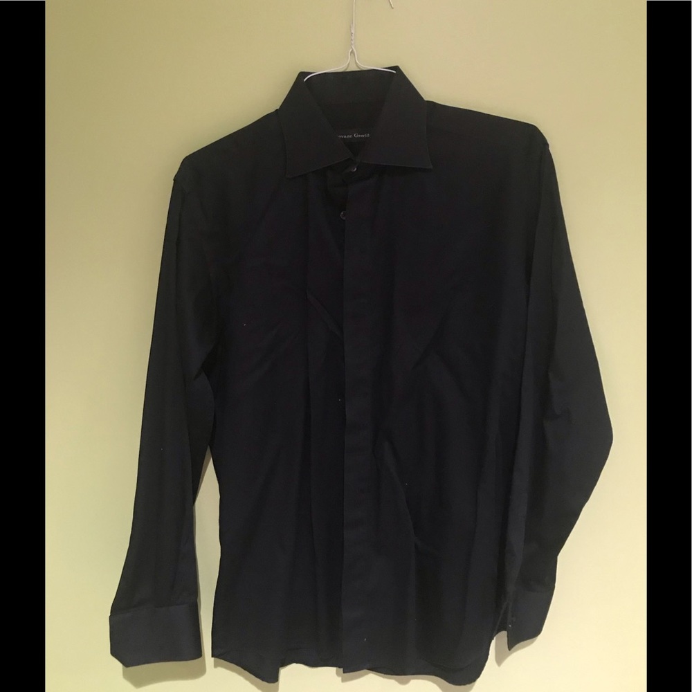 Black Giovane Gentile Dress Shirt